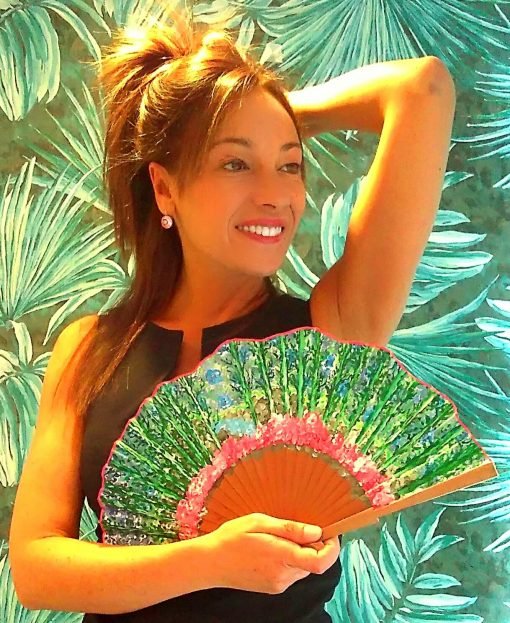 Tienda de abanicos pintados a mano