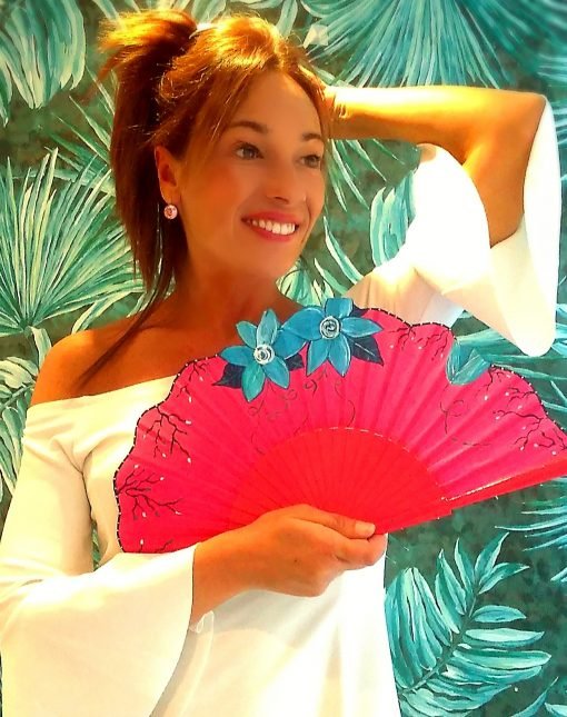 Venta de abanicos pintados a mano