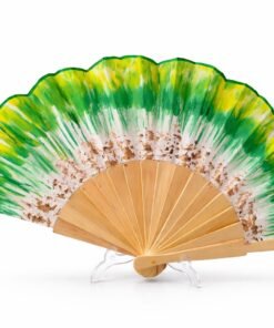 Luminoso abanico pintado a mano bymirene