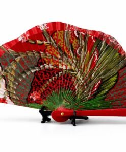Silvestre abanico pintado a mano bymirene