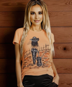 Camiseta pintada a mano arte y pasión por la música